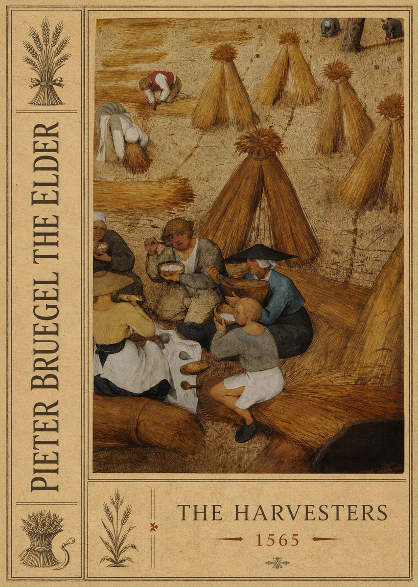 Pieter Bruegel The Harvesters I No2 - Plakat