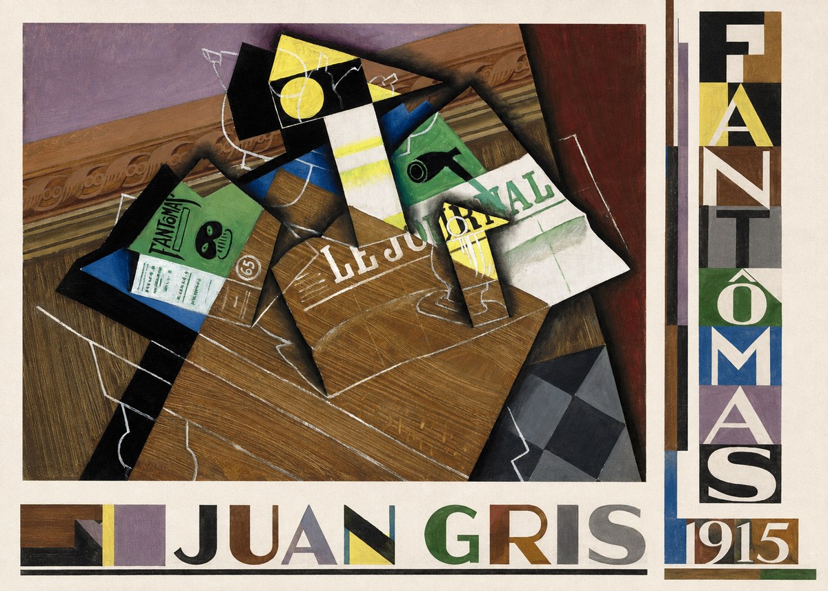 Juan Gris Fantômas II No3 - Plakat