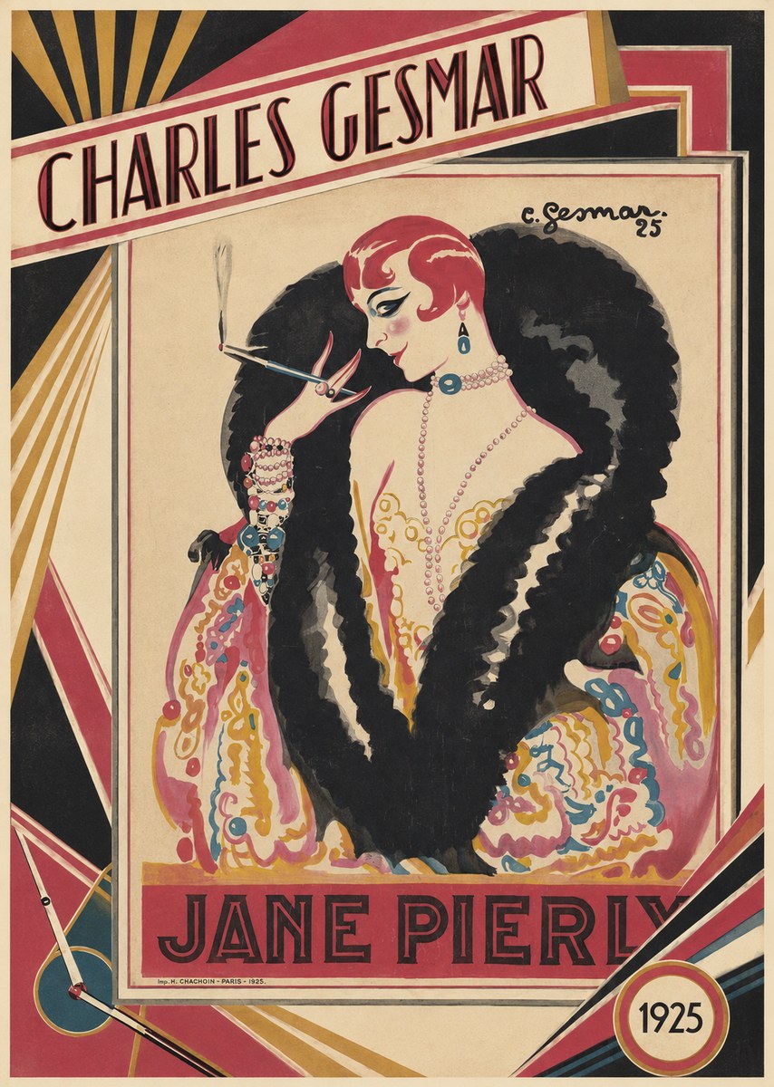 Charles Gesmar Jane Pierly No5 - Plakat