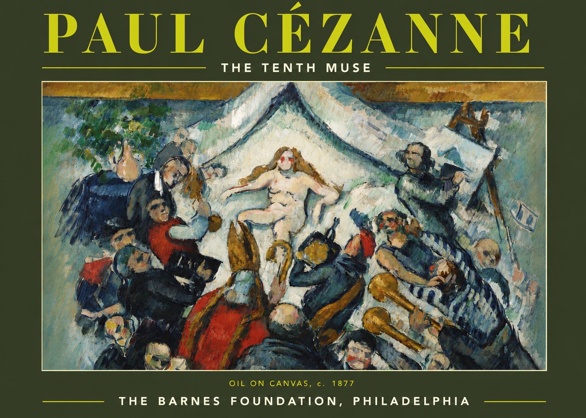 Paul Cézanne The Tenth Muse No4 - Plakat