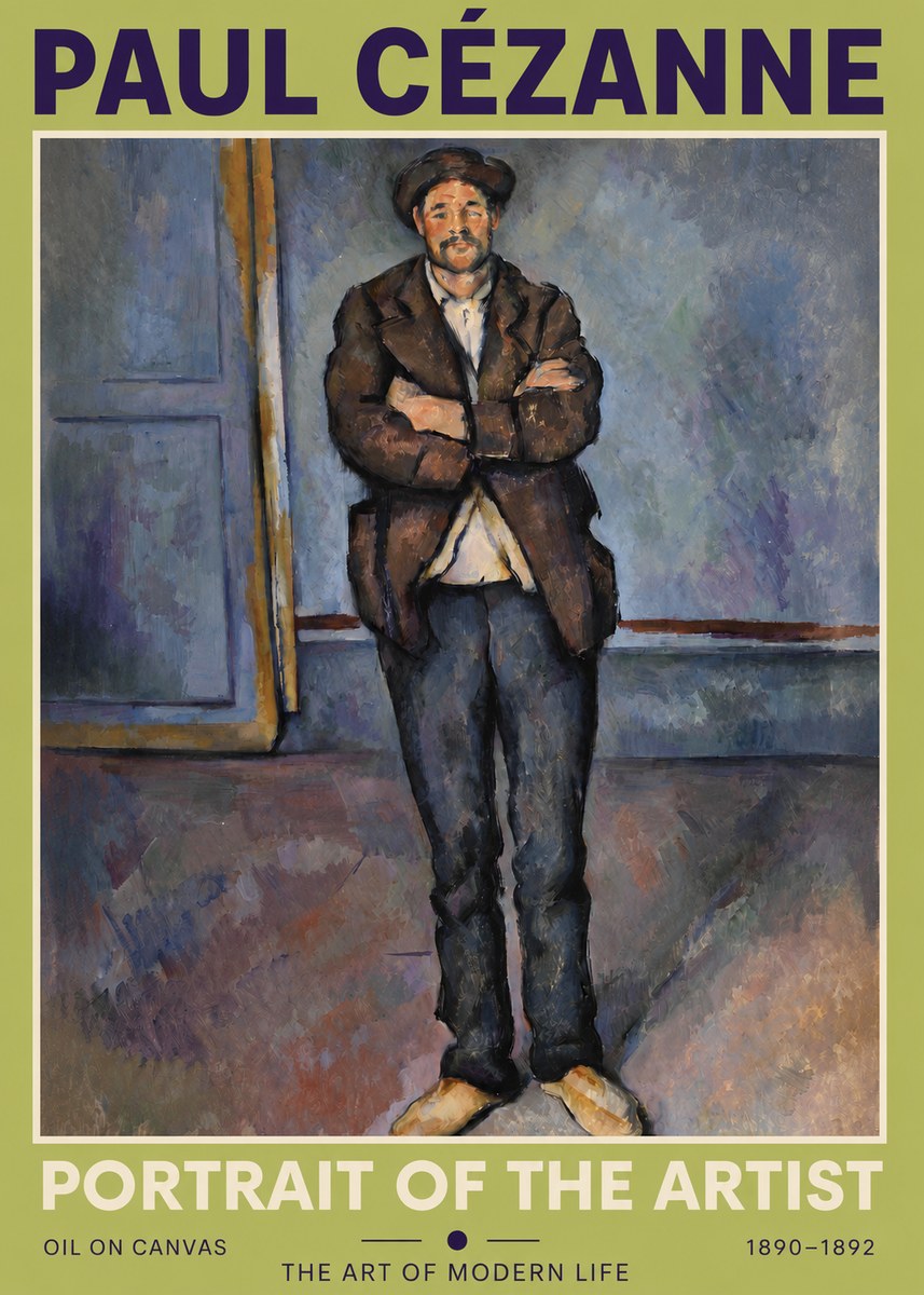 Paul Cézanne Portrait of the Artist II No3 - Plakat
