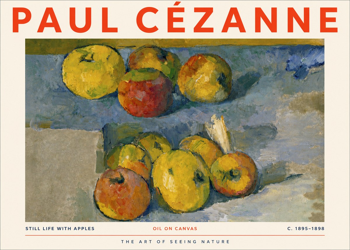 Paul Cézanne Still Life with Apples No4 - Plakat