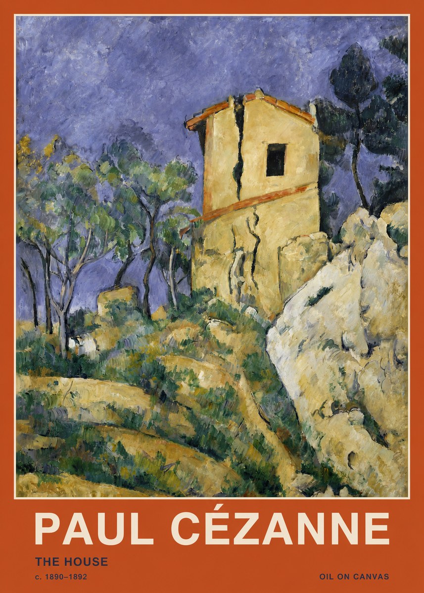 Paul Cézanne The House No2 - Plakat
