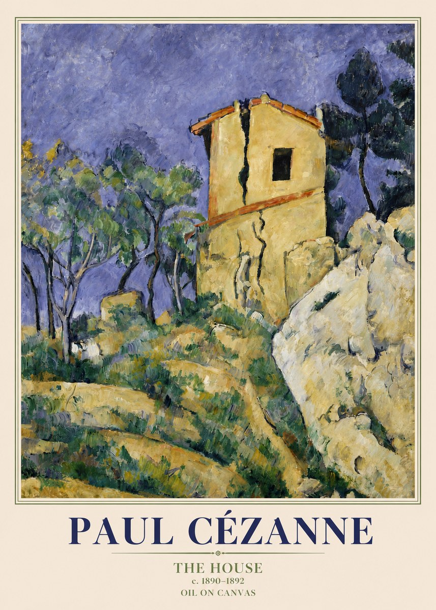Paul Cézanne The House No3 - Plakat