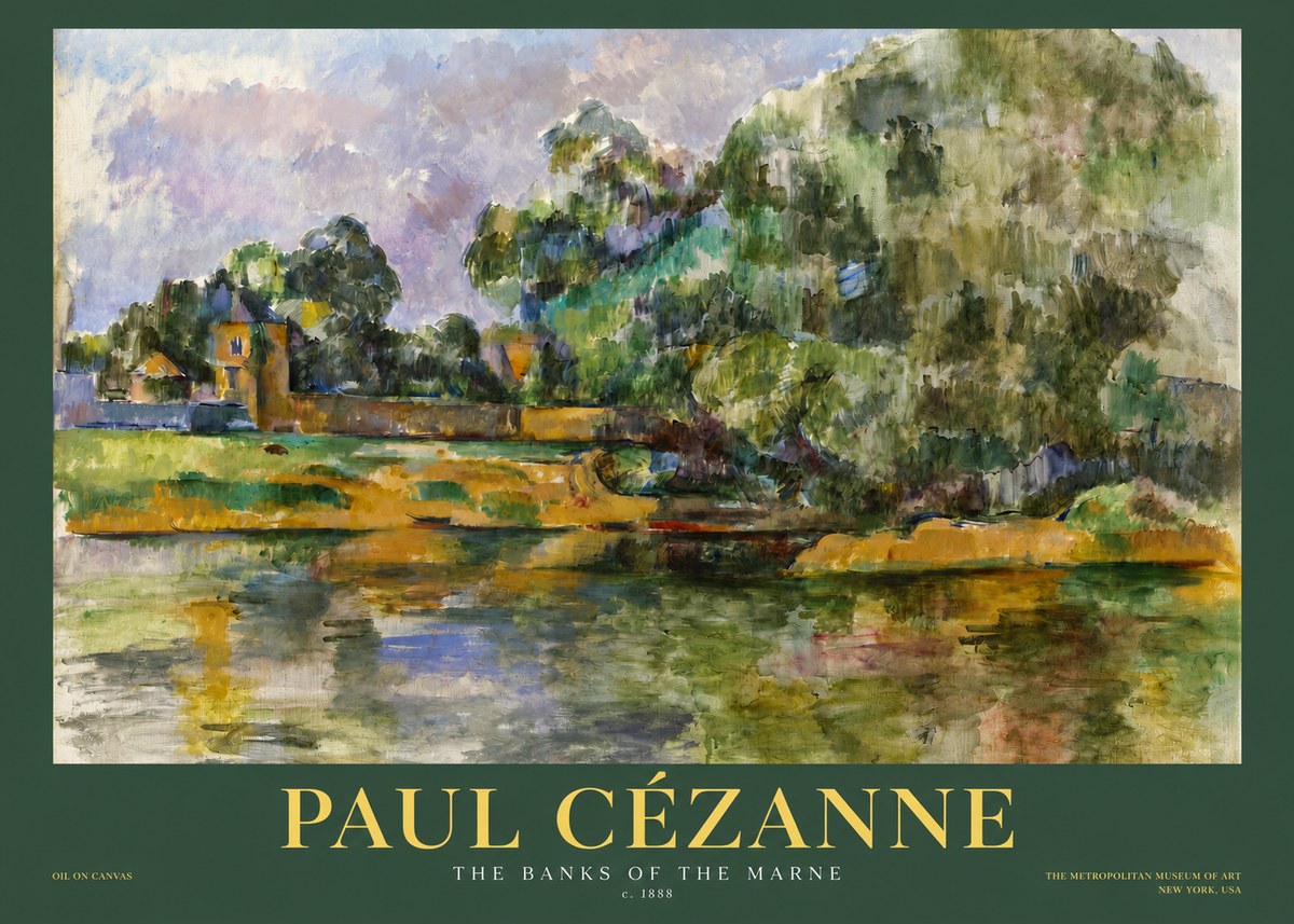 Paul Cézanne The Banks of the Marne No2 - Plakat