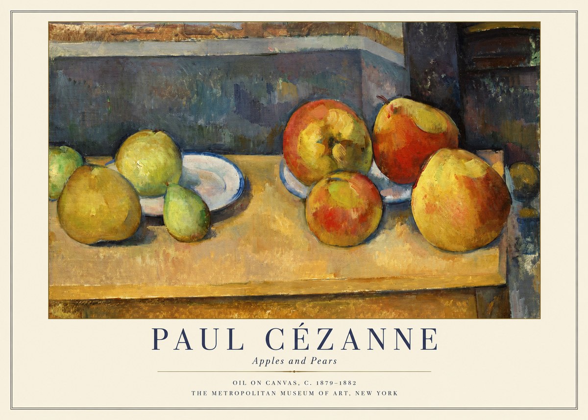 Paul Cézanne Apples and Pears No1 - Plakat