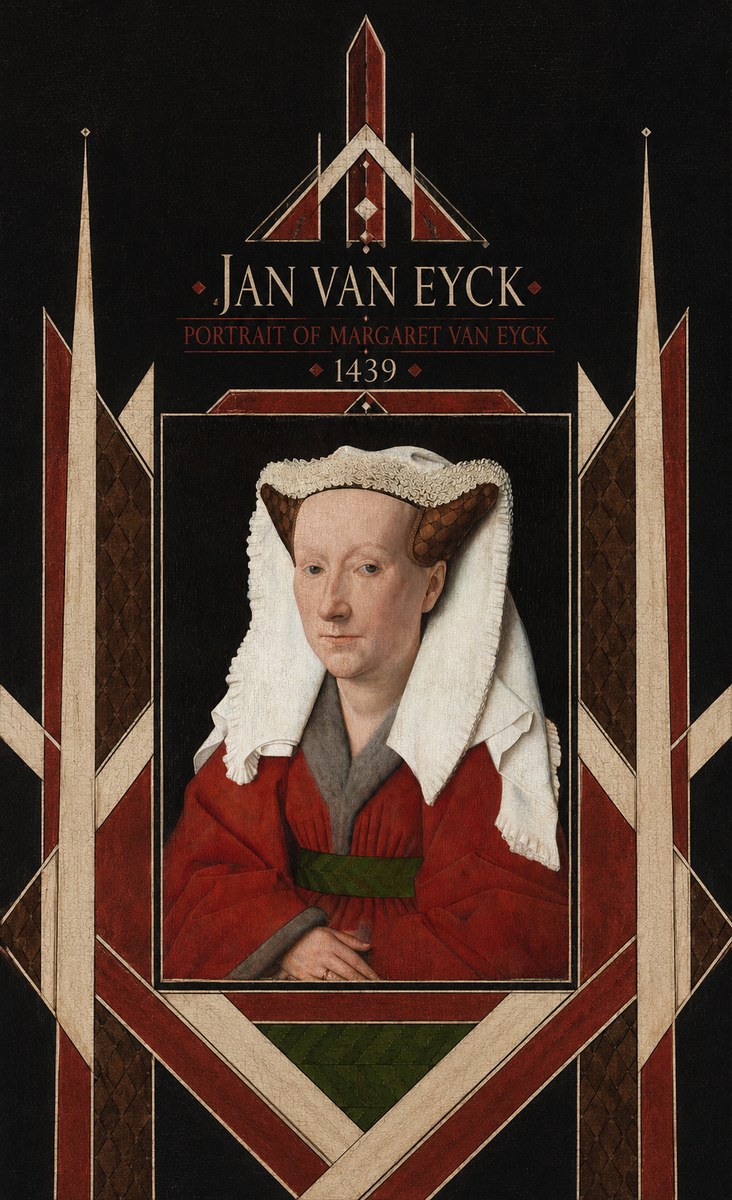 Jan van Eyck Portrait of Margaret Van Eyck II No6 - Plakat