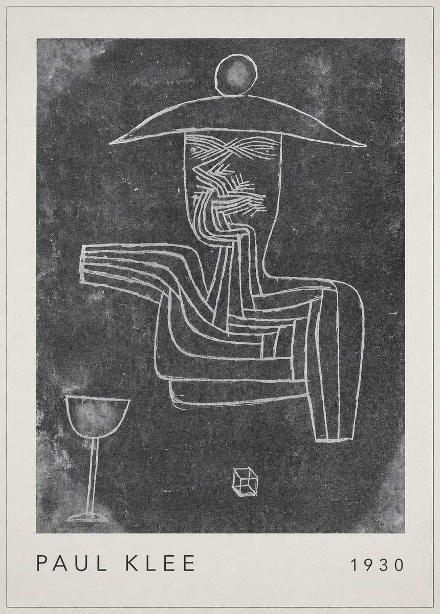 Paul Klee Figure of a Seer No6 - Plakat