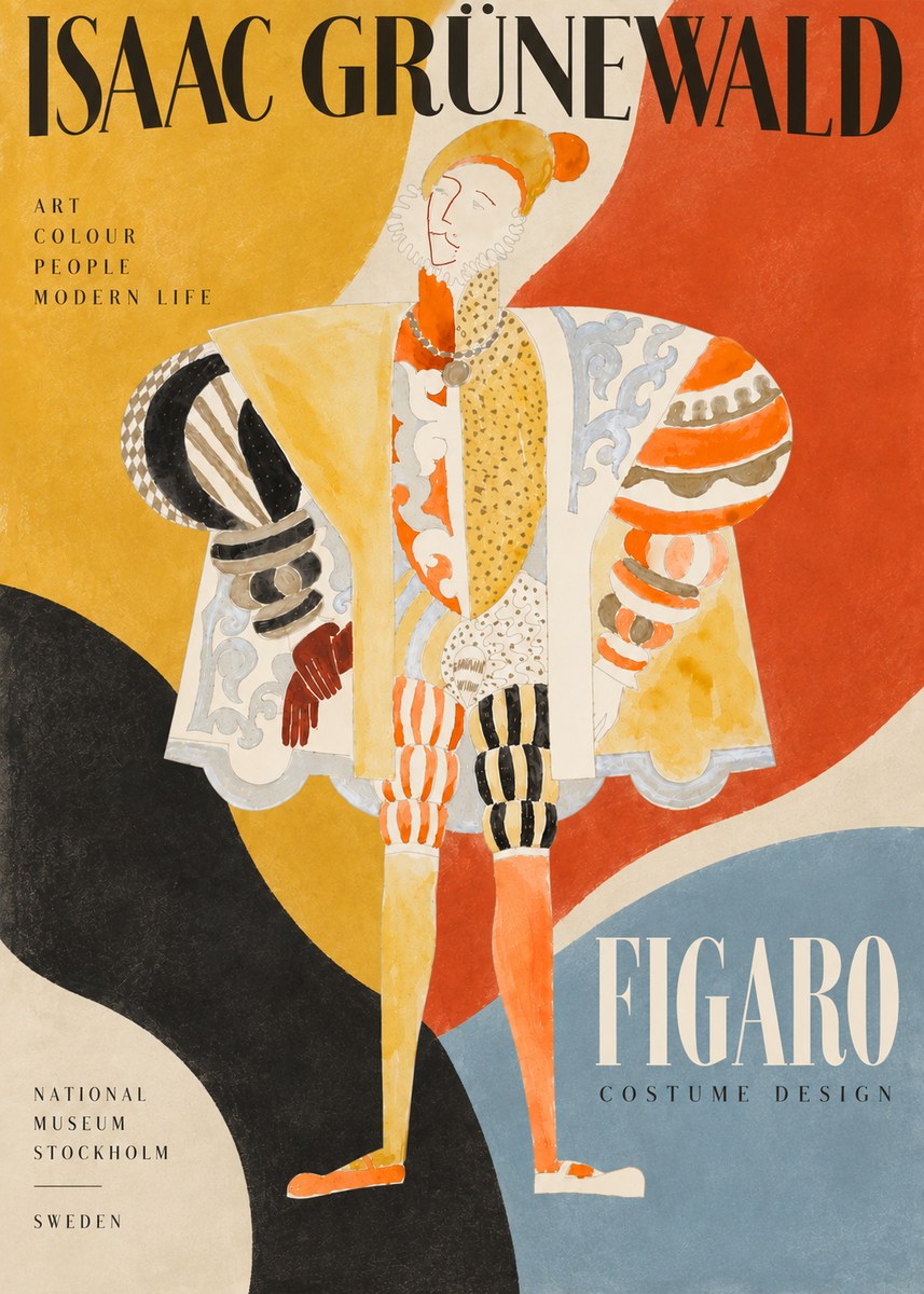 Isaac Grünewald Figaro I No5 - Plakat