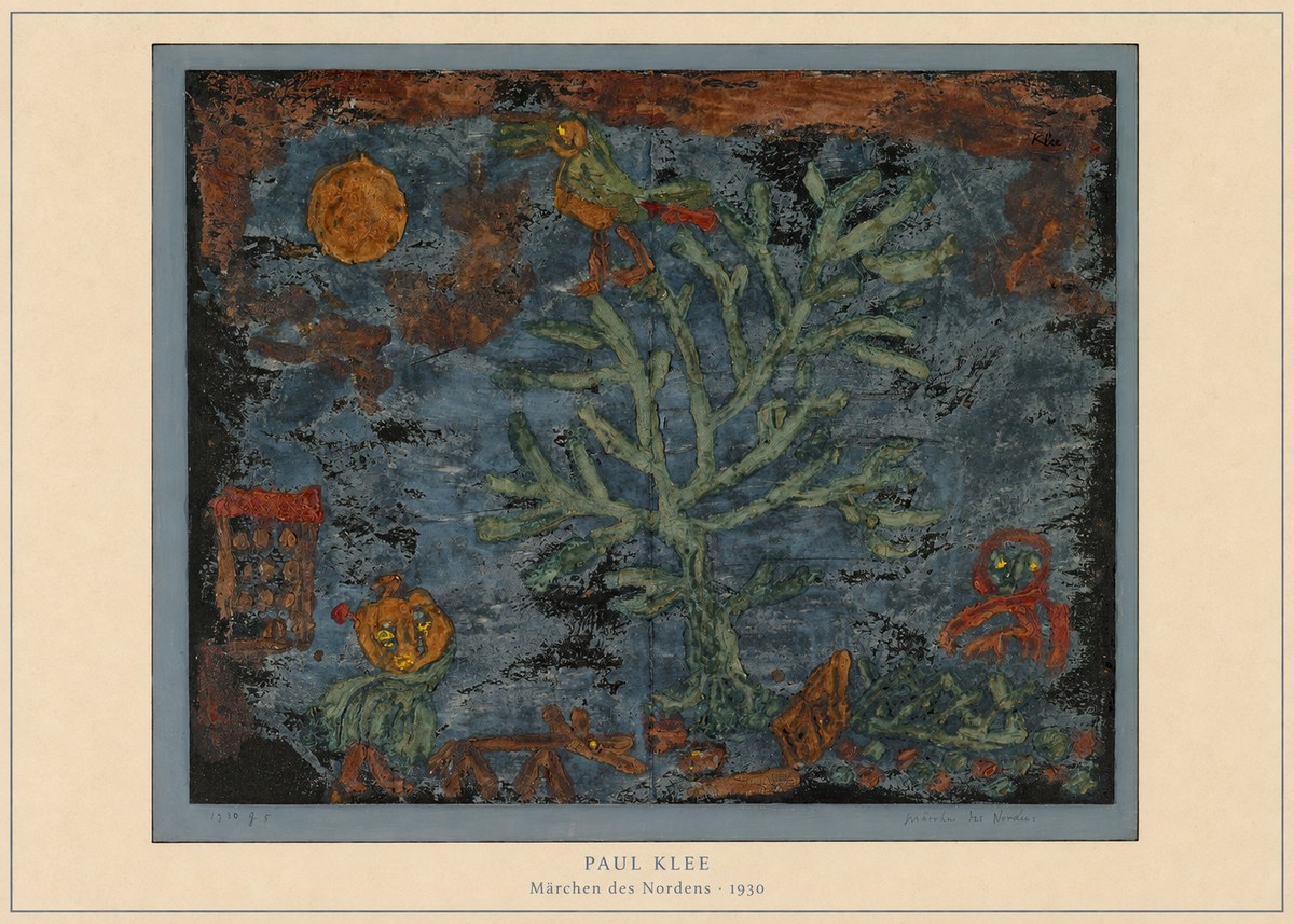 Paul Klee Märchen Des Nordens No6 - Plakat