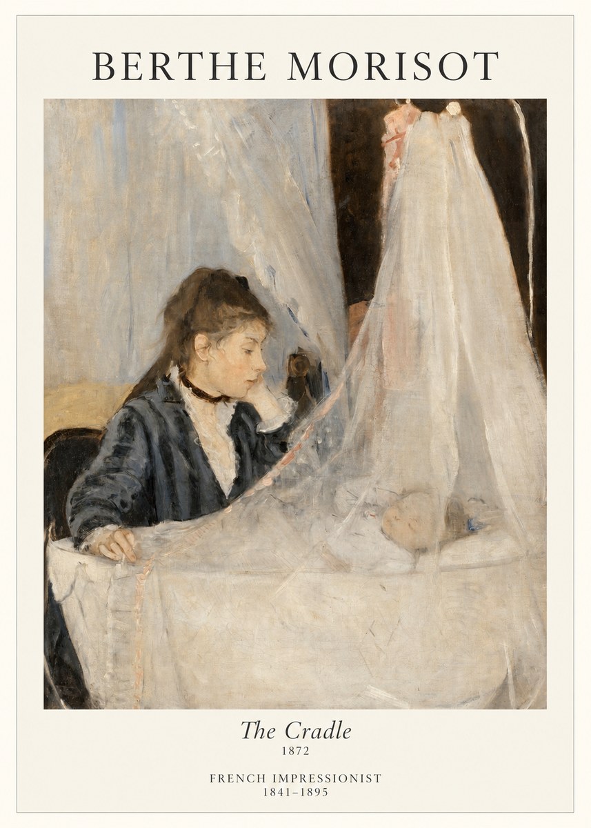 Berthe Morisot The Cradle No1 - Plakat