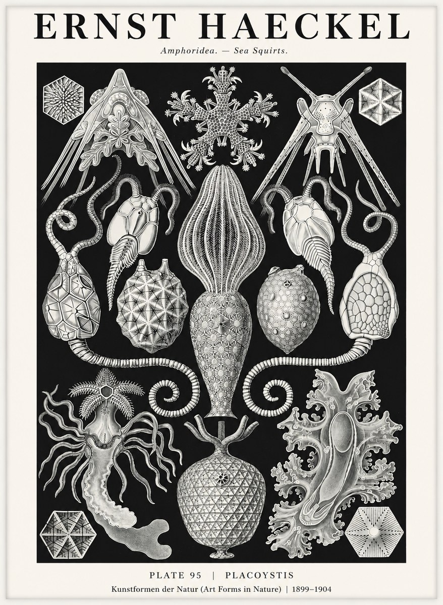 Ernst Haeckel Amphoridea No3 - Plakat