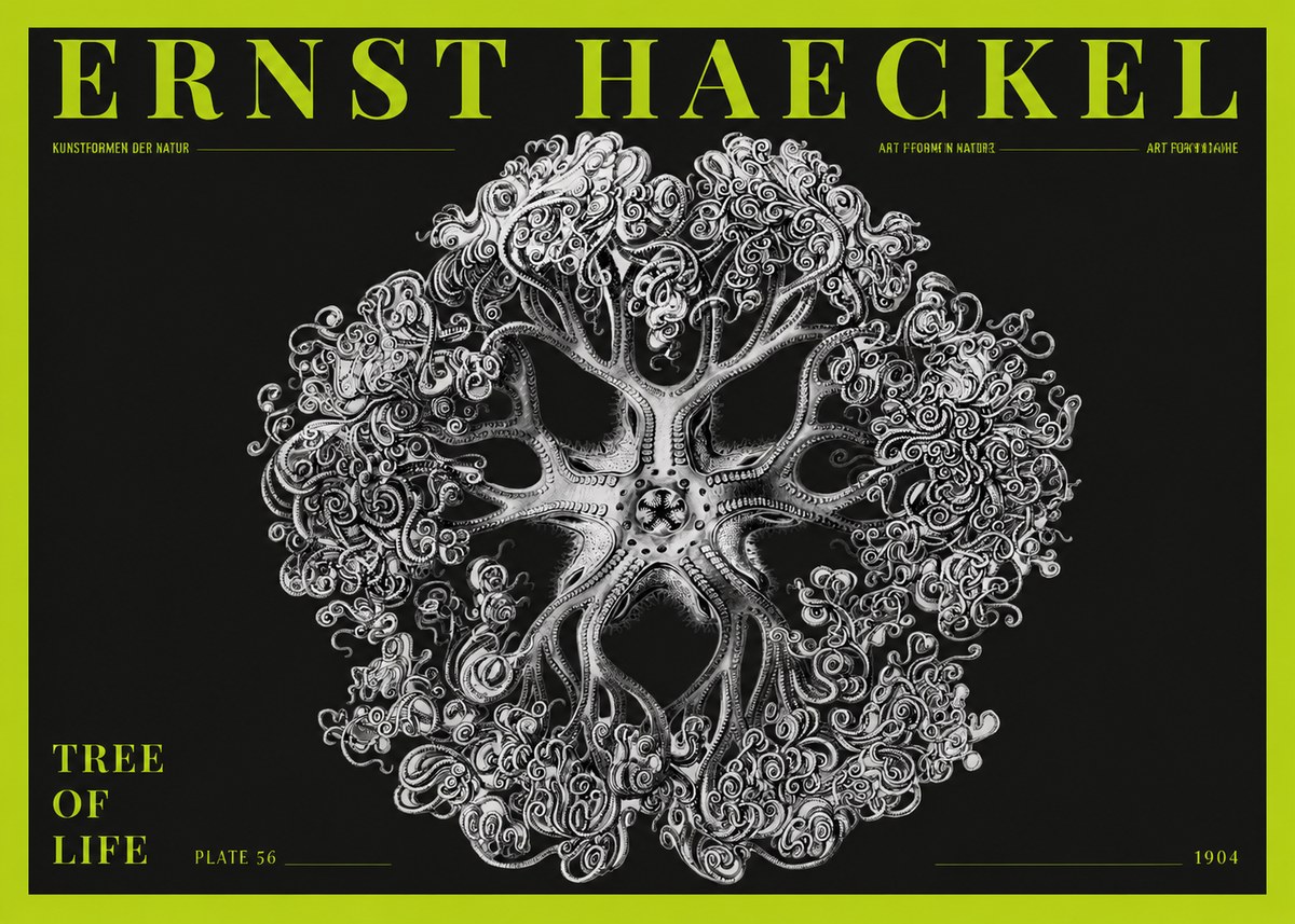 Ernst Haeckel Tree-like Organism No5 - Plakat