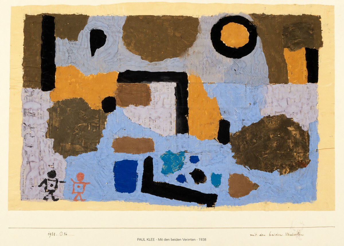 Paul Klee Mit Den Beiden Verirrten No5 - Plakat