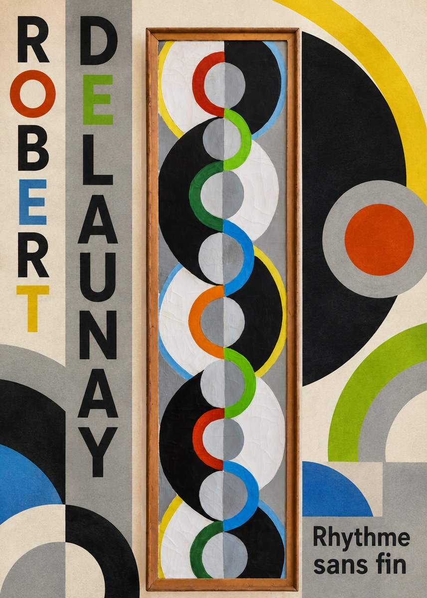 Robert Delaunay Rythme Sans Fin II No5 - Plakat
