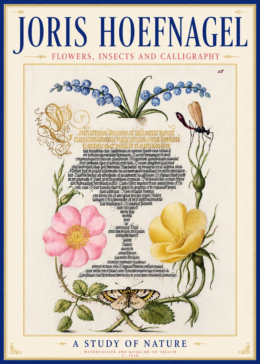 Joris Hoefnagel A Study of Nature I No6 - Plakat