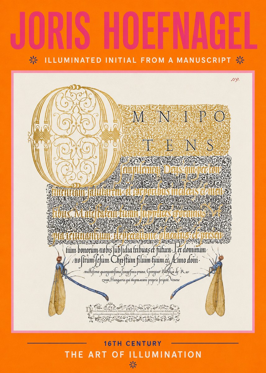 Joris Hoefnagel Omnipotens No5 - Plakat