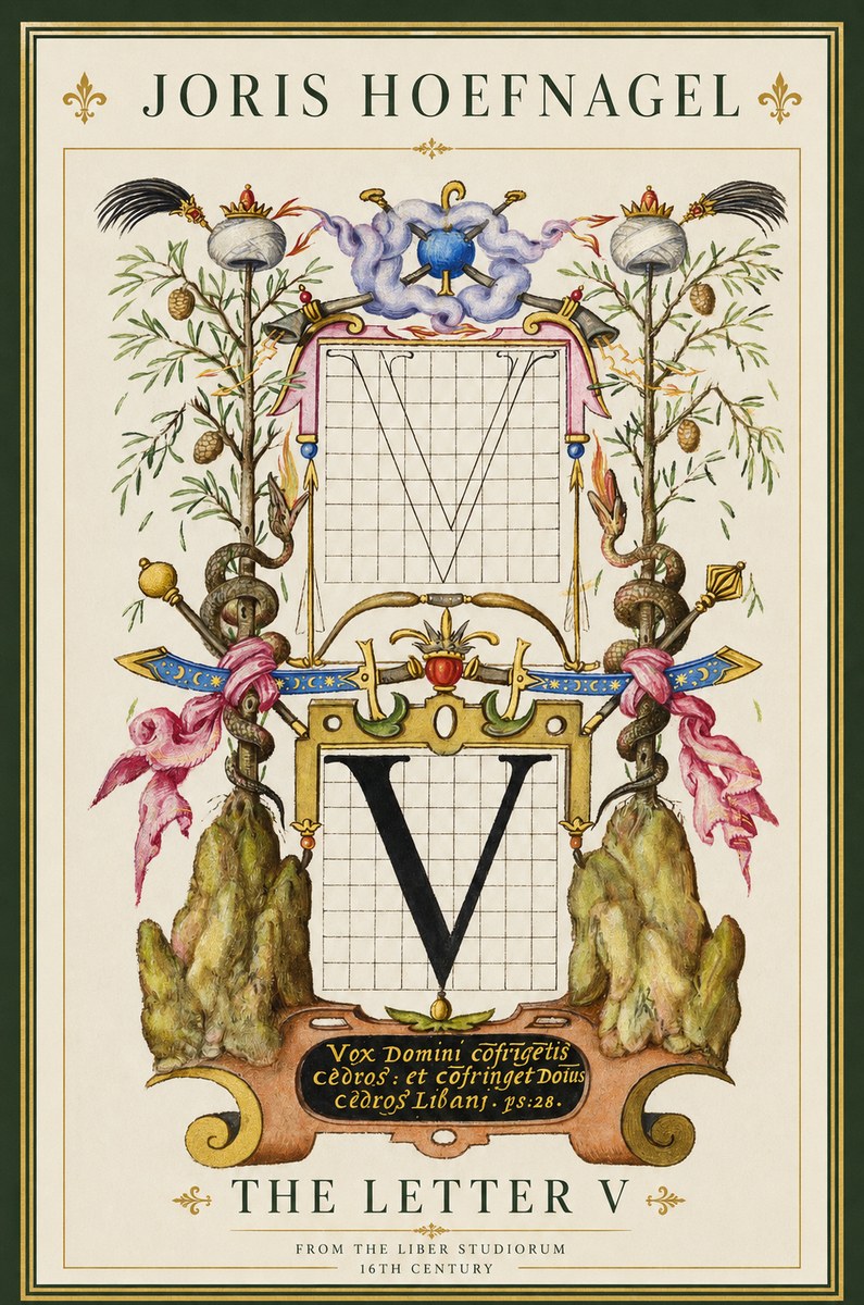 Joris Hoefnagel The Letter V No2 - Plakat