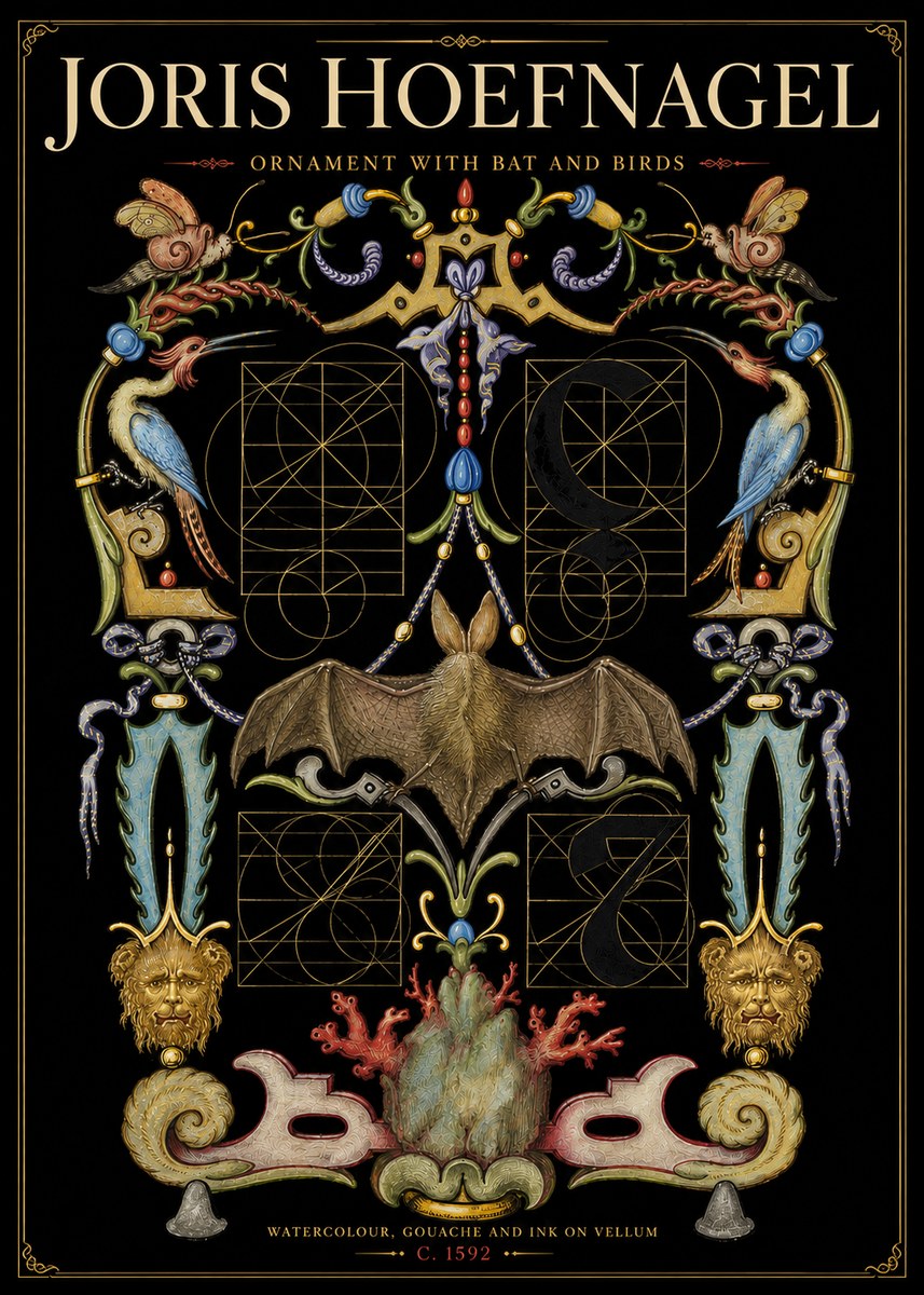 Joris Hoefnagel The Four Elements I No6 - Plakat