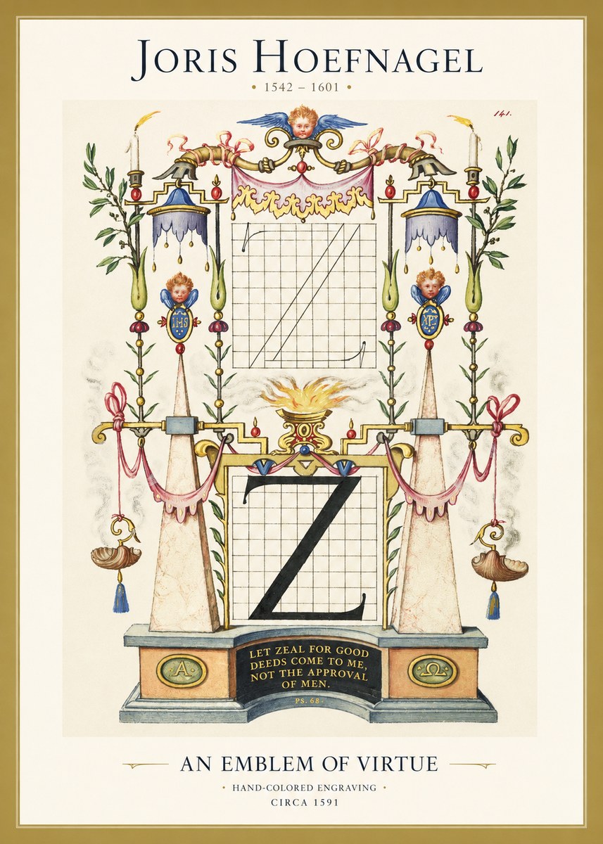 Joris Hoefnagel The Z Table No2 - Plakat
