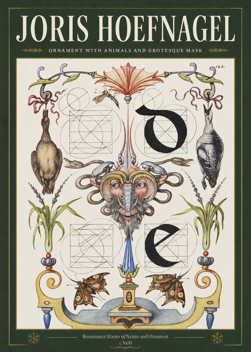 Joris Hoefnagel Ornamental Composition No4 - Plakat