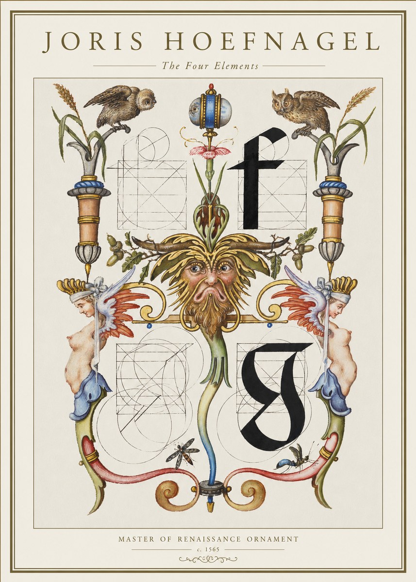Joris Hoefnagel The Four Elements II No1 - Plakat