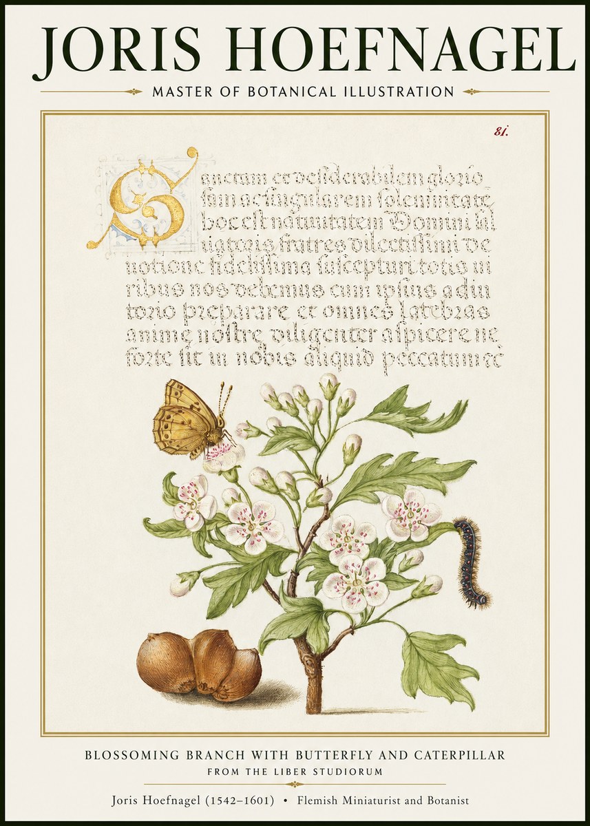 Joris Hoefnagel Blossoming Branch No2 - Plakat