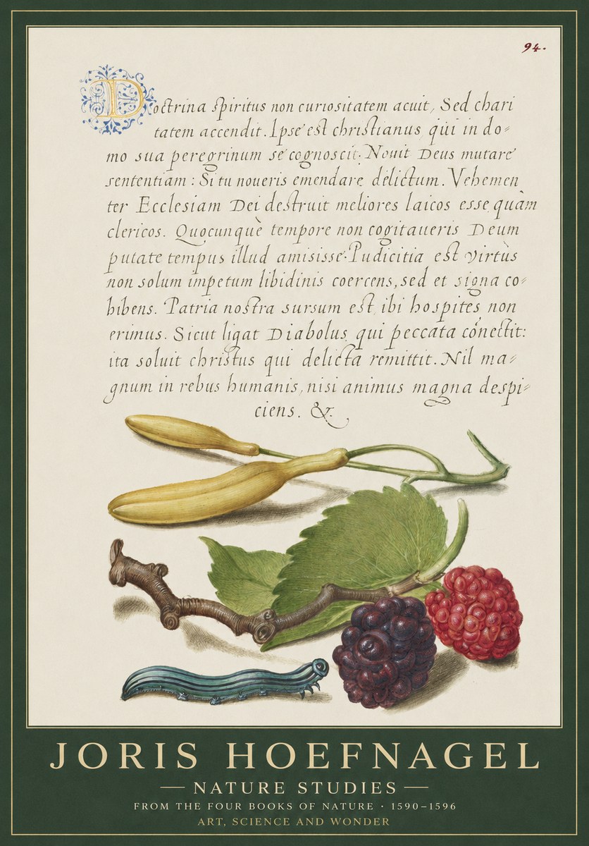 Joris Hoefnagel Nature Studies No1 - Plakat
