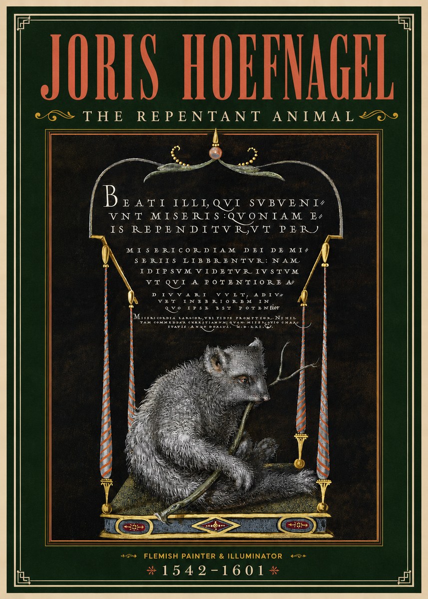 Joris Hoefnagel The Repentant Animal No4 - Plakat