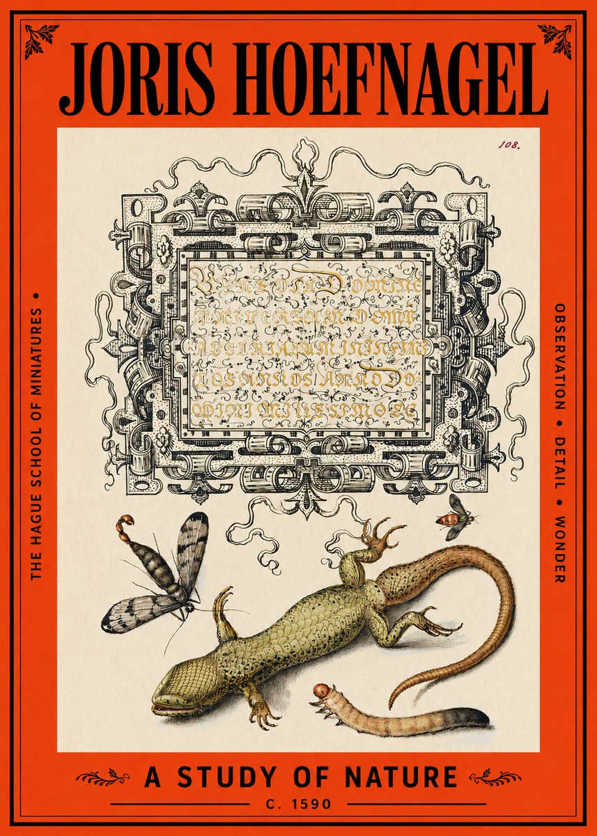 Joris Hoefnagel A Study of Nature III No2 - Plakat