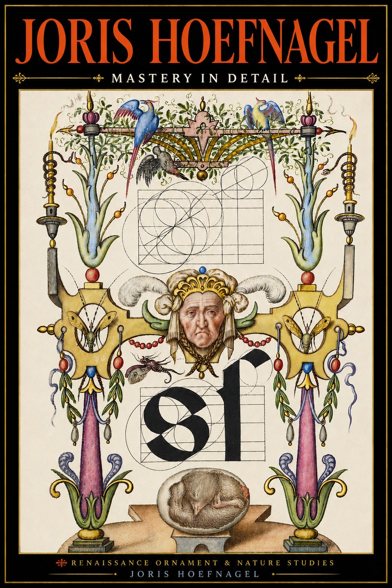 Joris Hoefnagel Mastery in Detail - Renaissance Ornament & Nature Studies No4 - Plakat