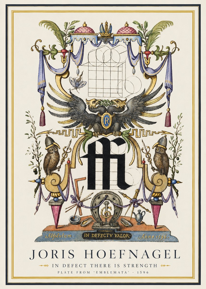 Joris Hoefnagel In Defect There Is Strength No1 - Plakat