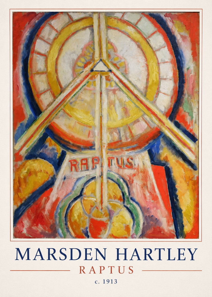 Marsden Hartley Raptus No4 - Plakat