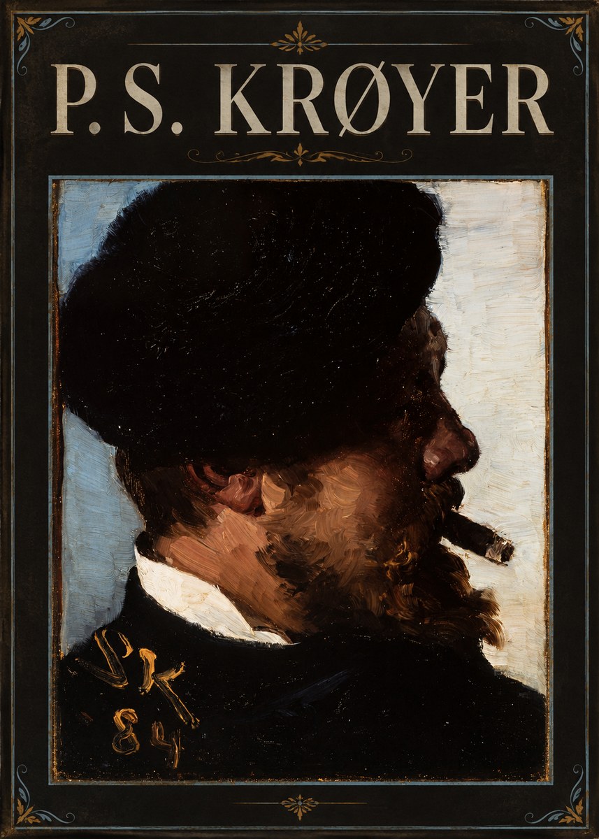 P.S. Krøyer Self-portrait with Cigar I No4 - Plakat