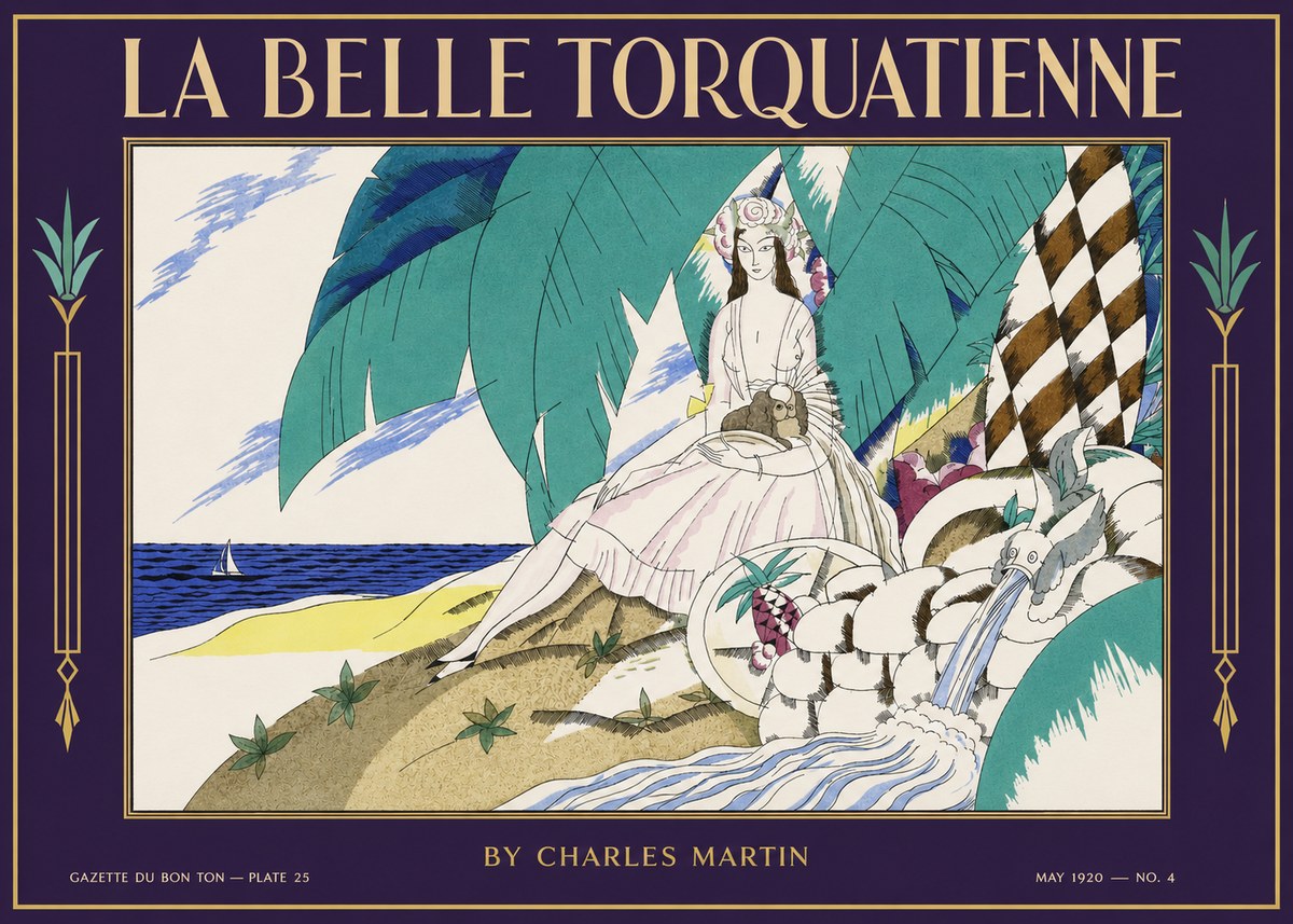 Charles Martin La Belle Torquatienne No2 - Plakat