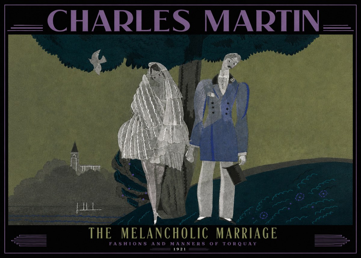 Charles Martin The Melancholic Marriage No2 - Plakat