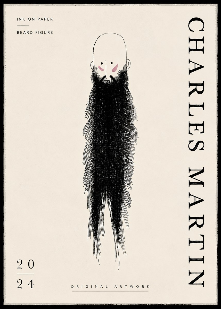 Charles Martin Beard Figure No6 - Plakat
