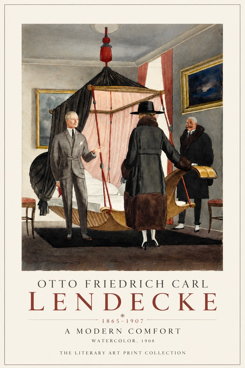 Otto Friedrich Carl Lendecke A Modern Comfort No5 - Plakat