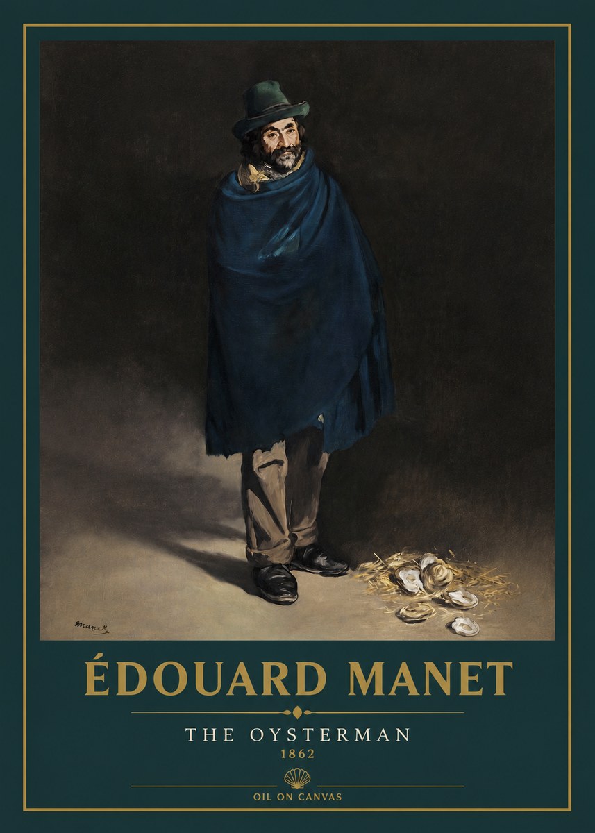 Édouard Manet The Oysterman No3 - Plakat