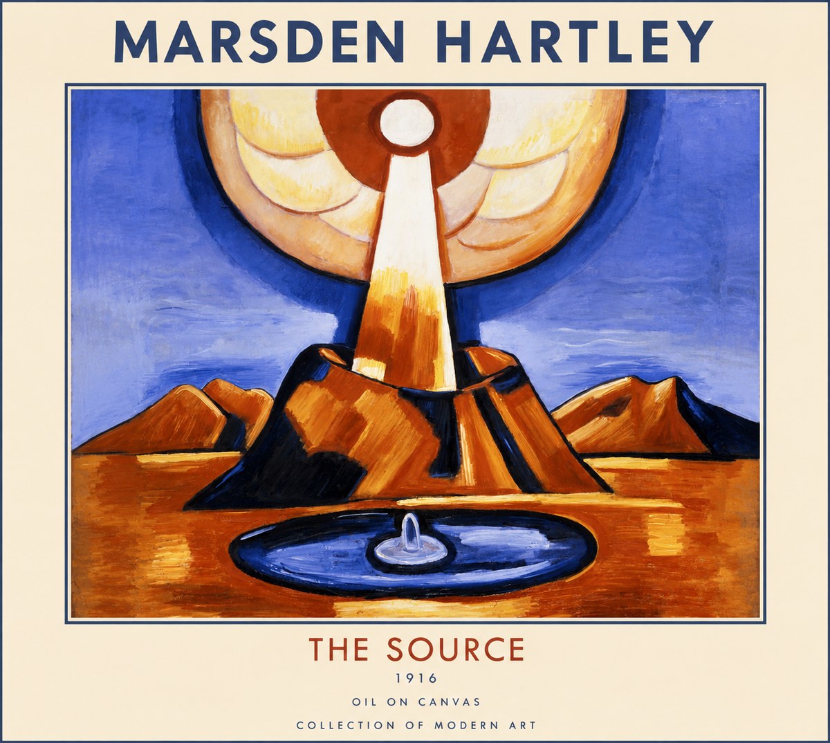 Marsden Hartley The Source No1 - Plakat