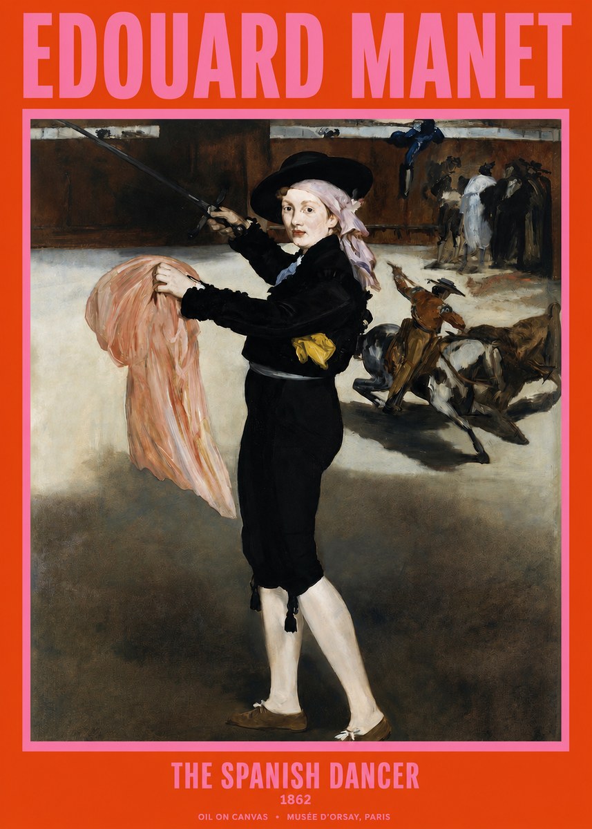 Édouard Manet The Little Bullfighter No3 - Plakat