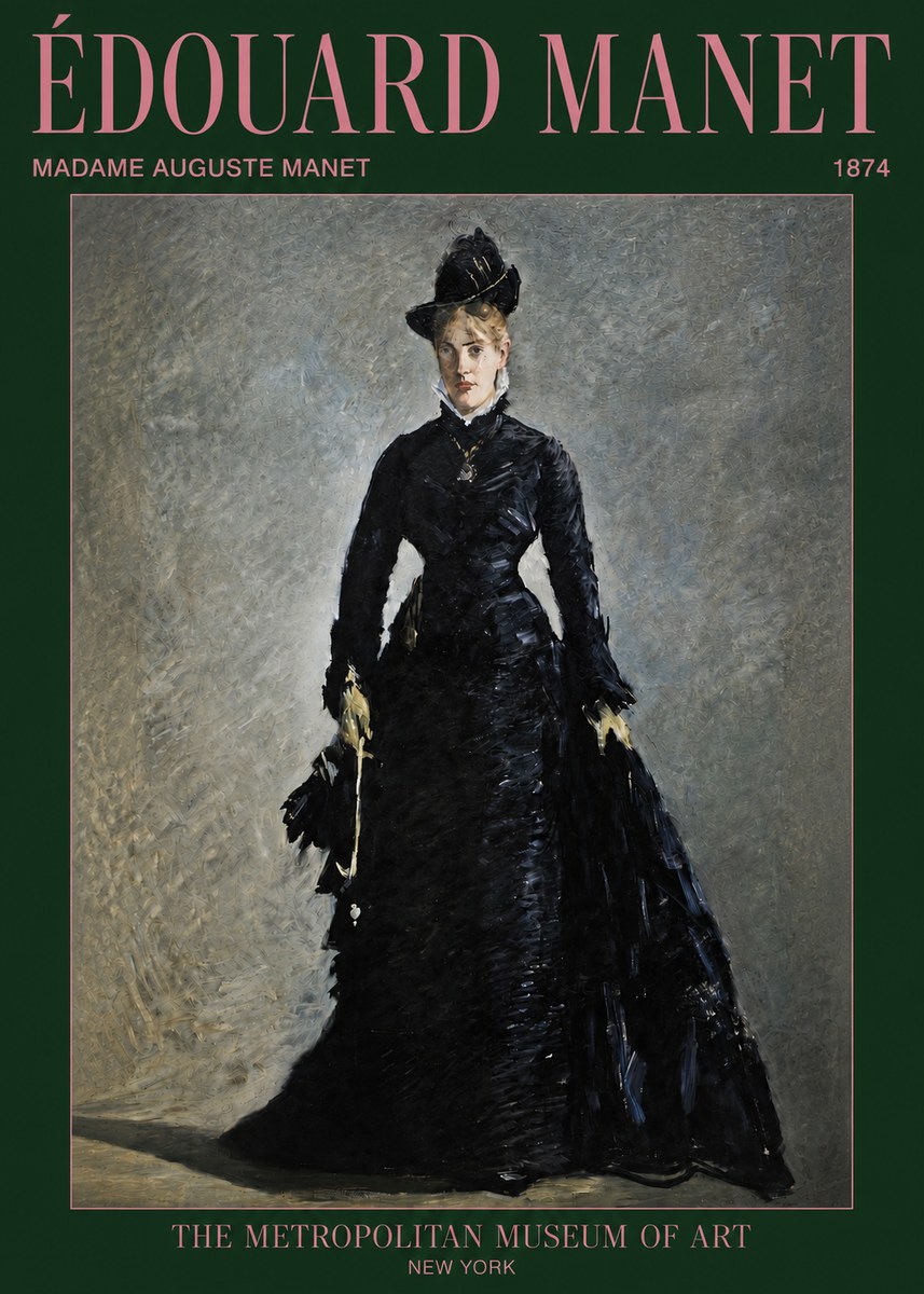 Édouard Manet Madame Auguste Manet No3 - Plakat