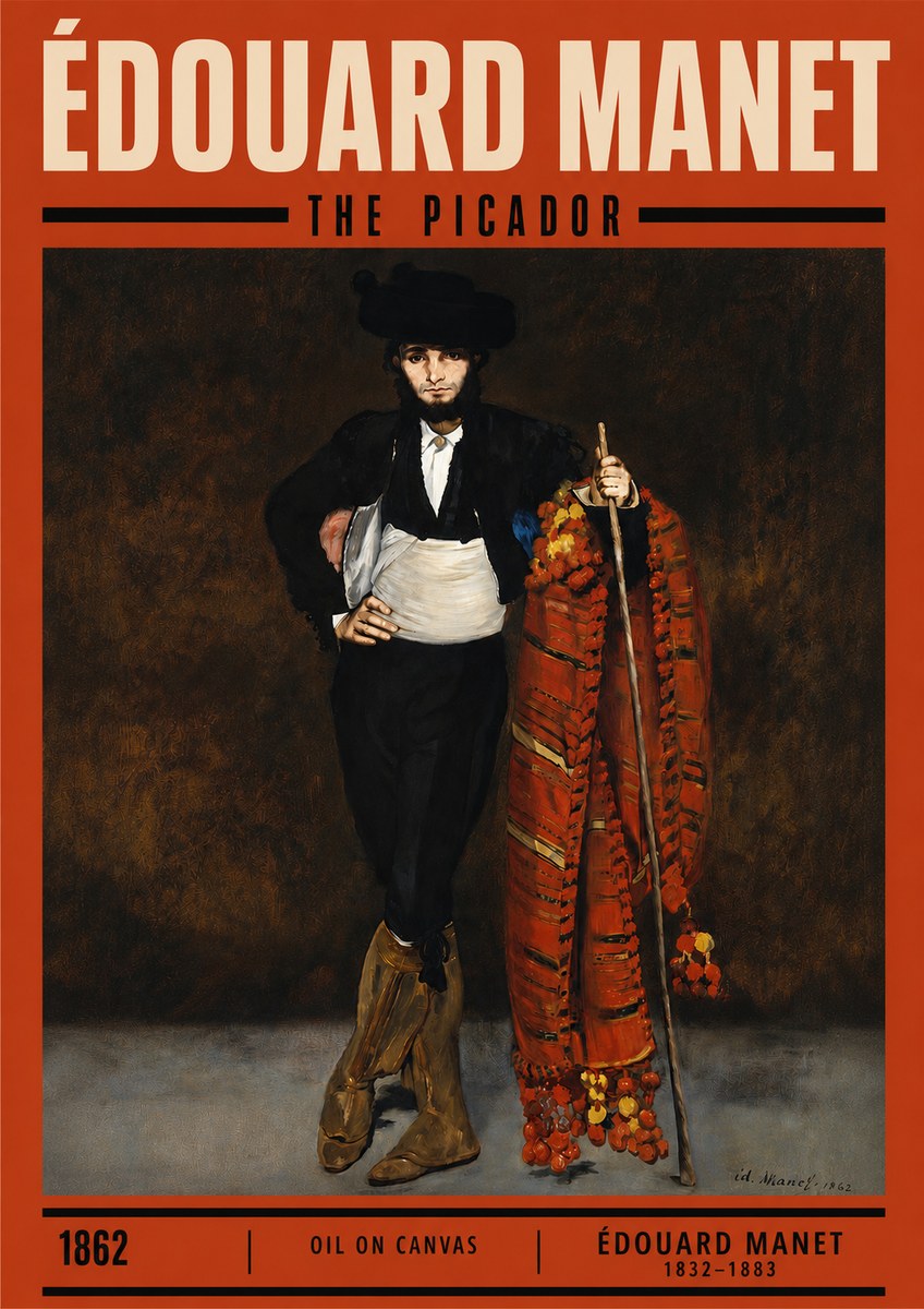 Édouard Manet The Picador No3 - Plakat