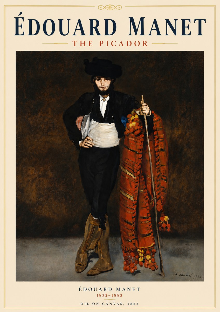 Édouard Manet The Picador No4 - Plakat