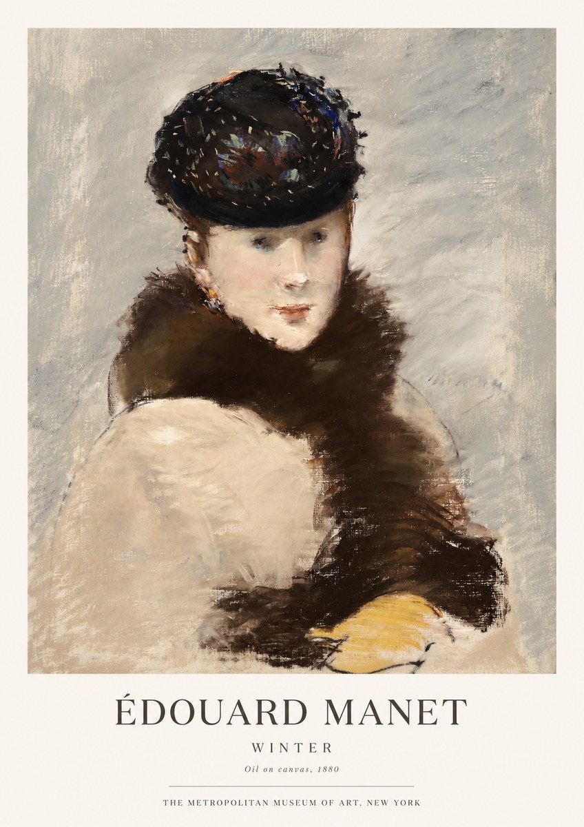 Édouard Manet Winter No1 - Plakat