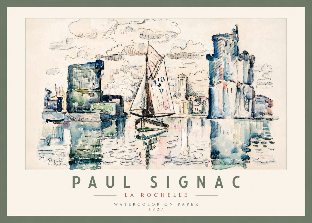 Signac La Rochelle II No6 - Plakat