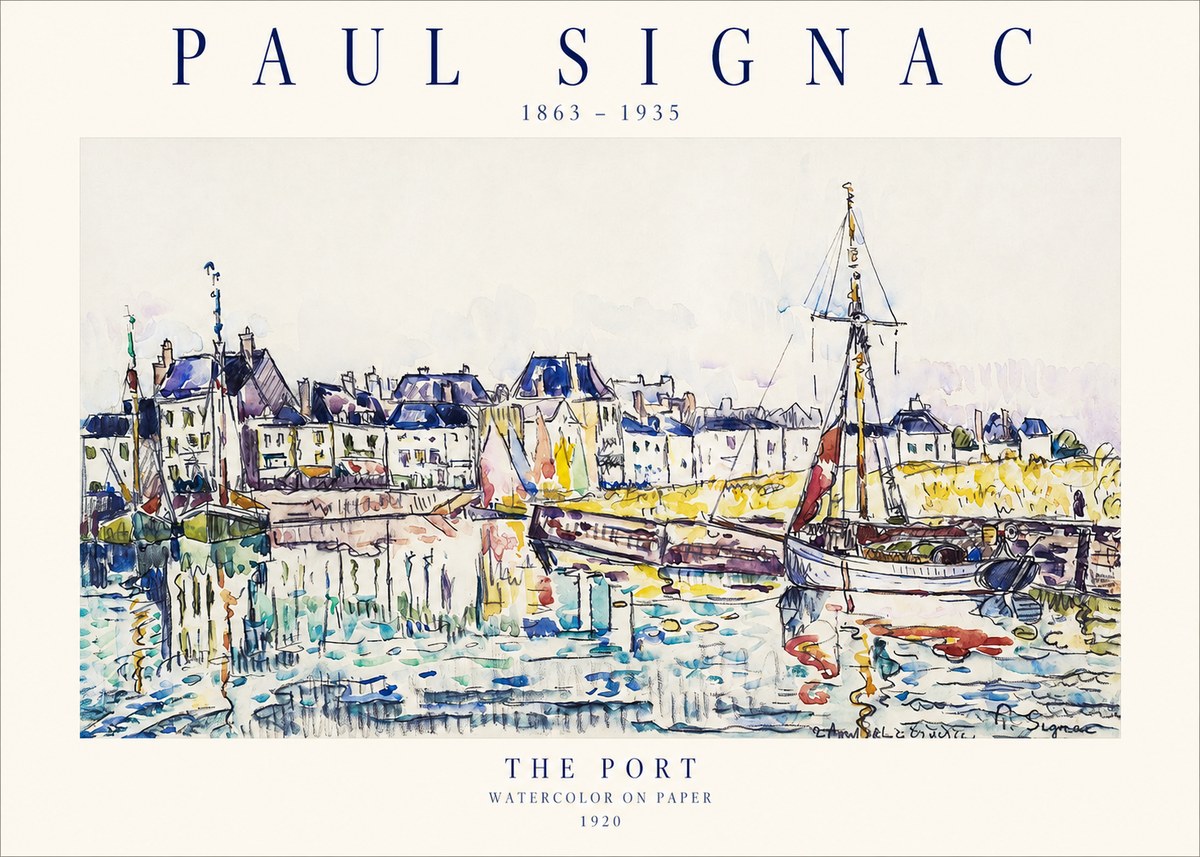 Signac The Port I No1 - Plakat