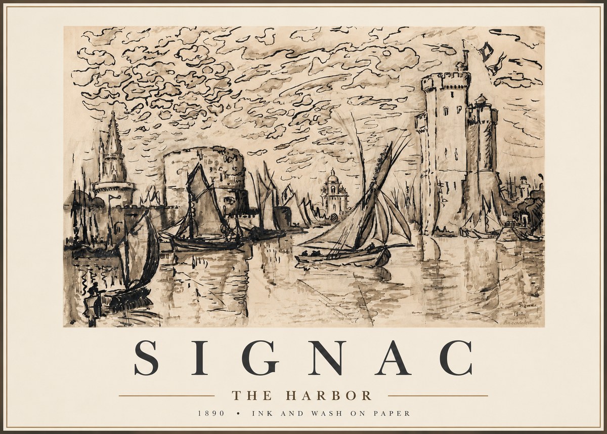 Signac The Harbor II No4 - Plakat