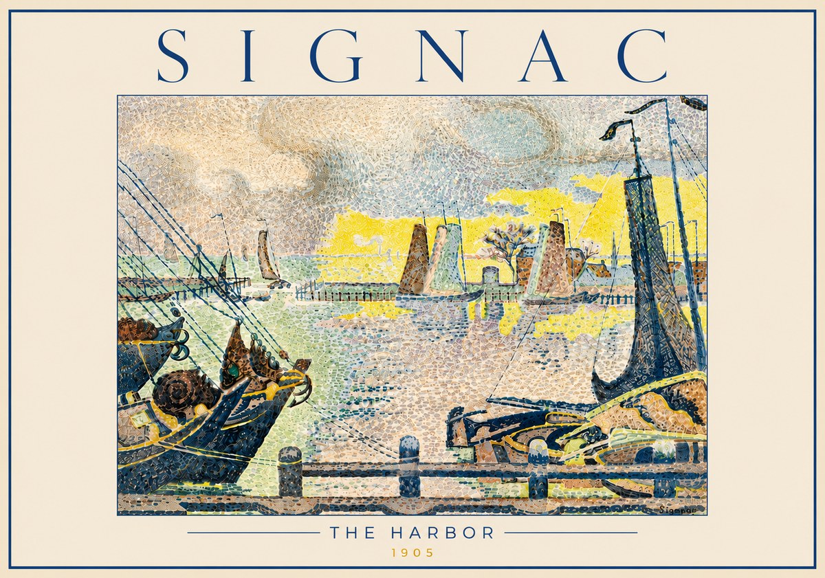 Signac The Harbor III No6 - Plakat