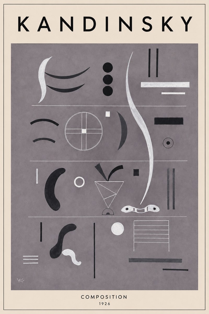 Kandinsky Composition I No2 - Plakat